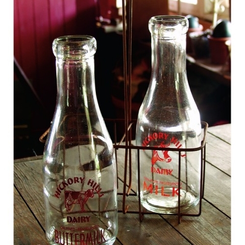 Old Fashion Milk Bottles
