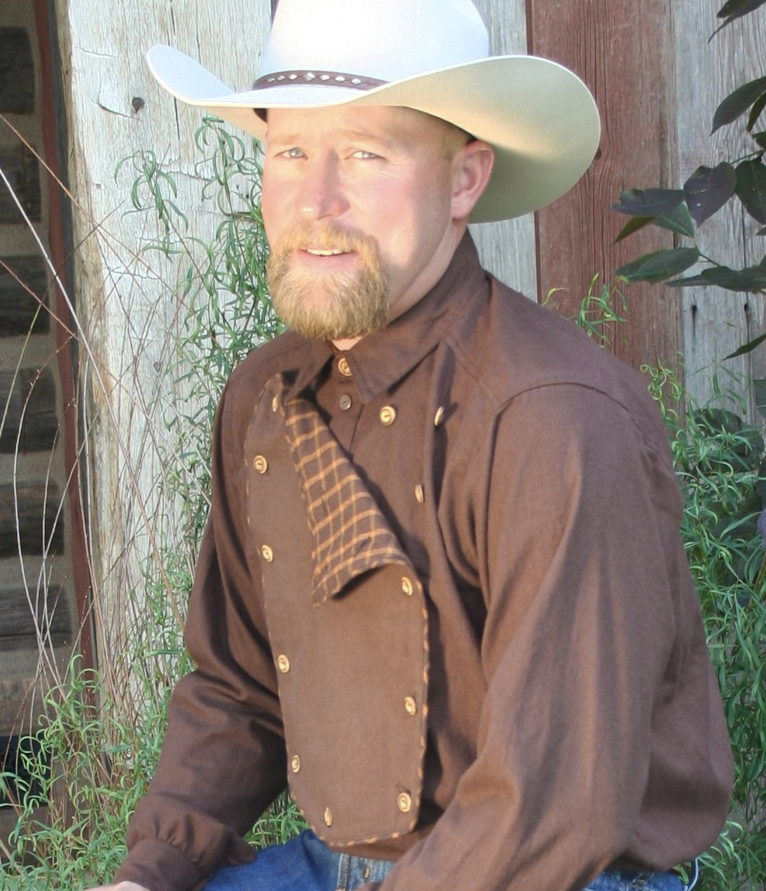 western bib shirt