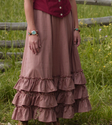 Western Swisher Long Skirt