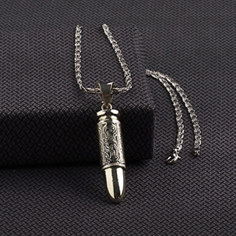 Men's Bullet Necklace
