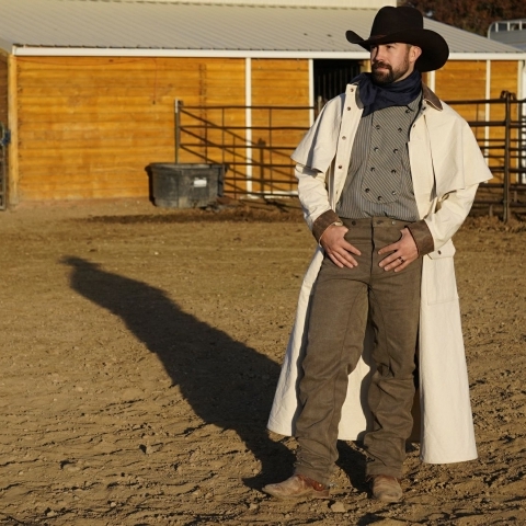 Men's Western Duster - Cattle Kate