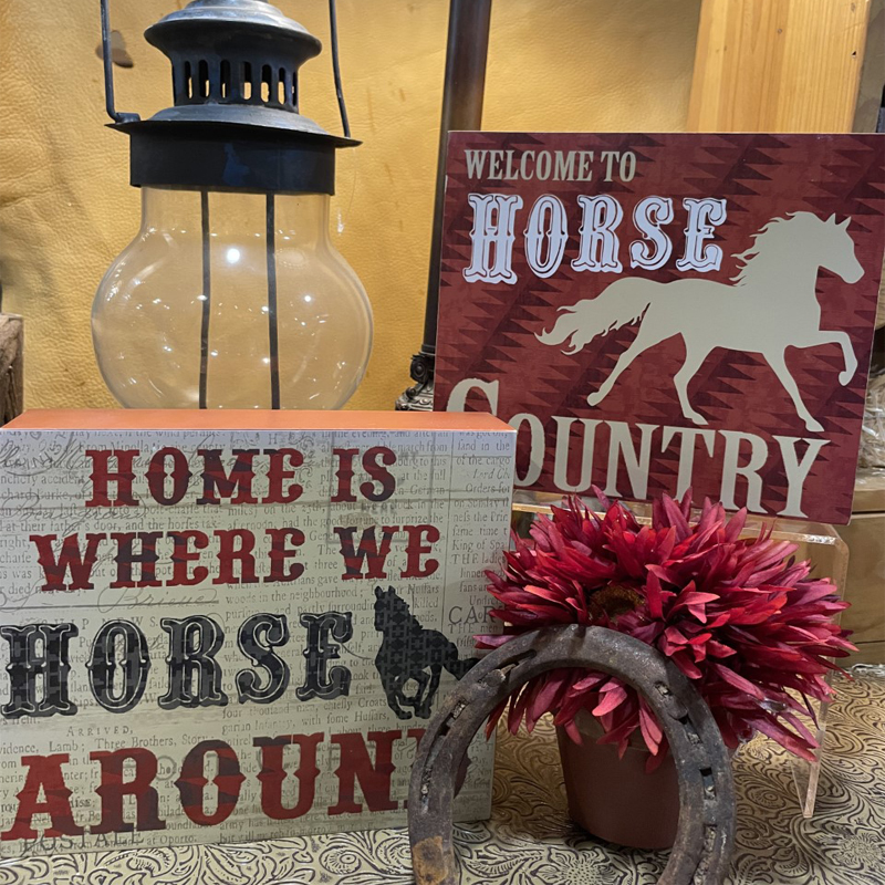 Horse Country Wooden Sign