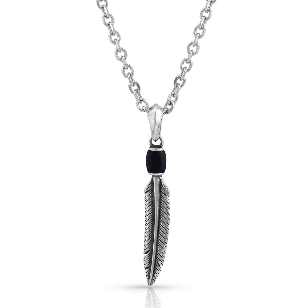 Men's Western Feather Necklace