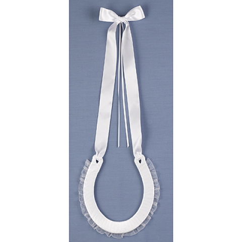 Satin Horseshoe Ring Tie