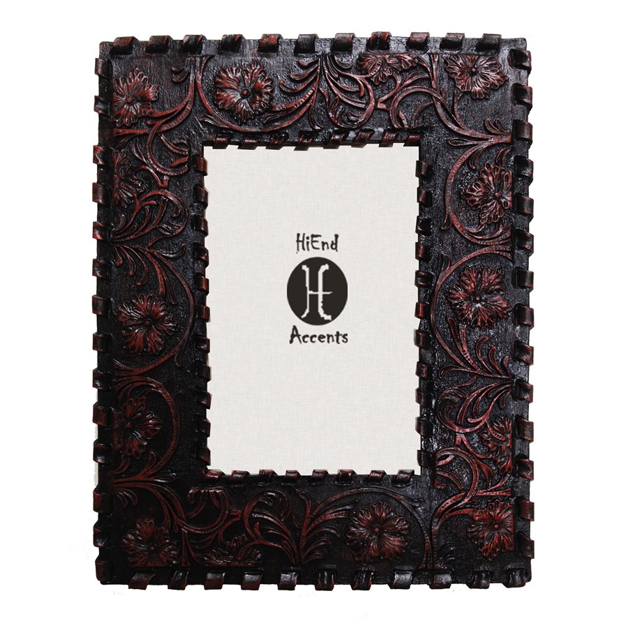 Western Leather Picture Frame