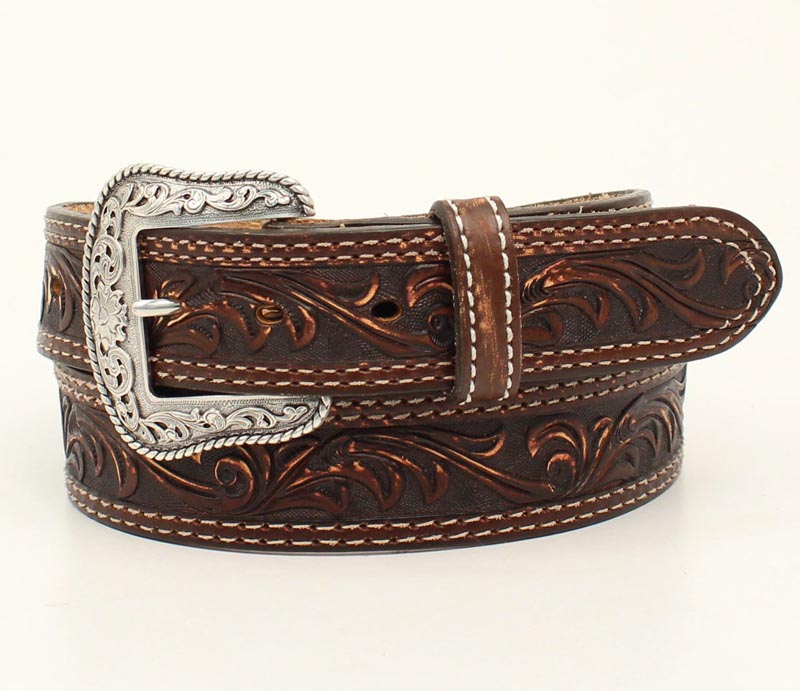 Distressed Leather Belt - Cattle Kate