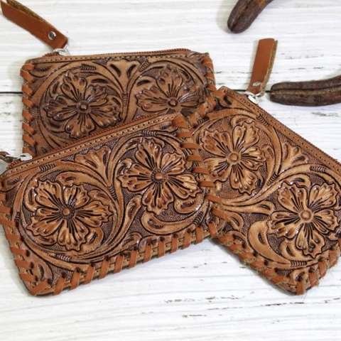 Tooled Coin Purse