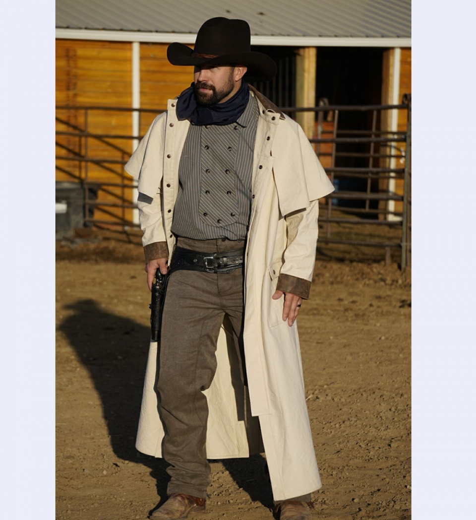 Cowboy Coat Wild West Cowboy Men's Costume Western Coat Men's Costume