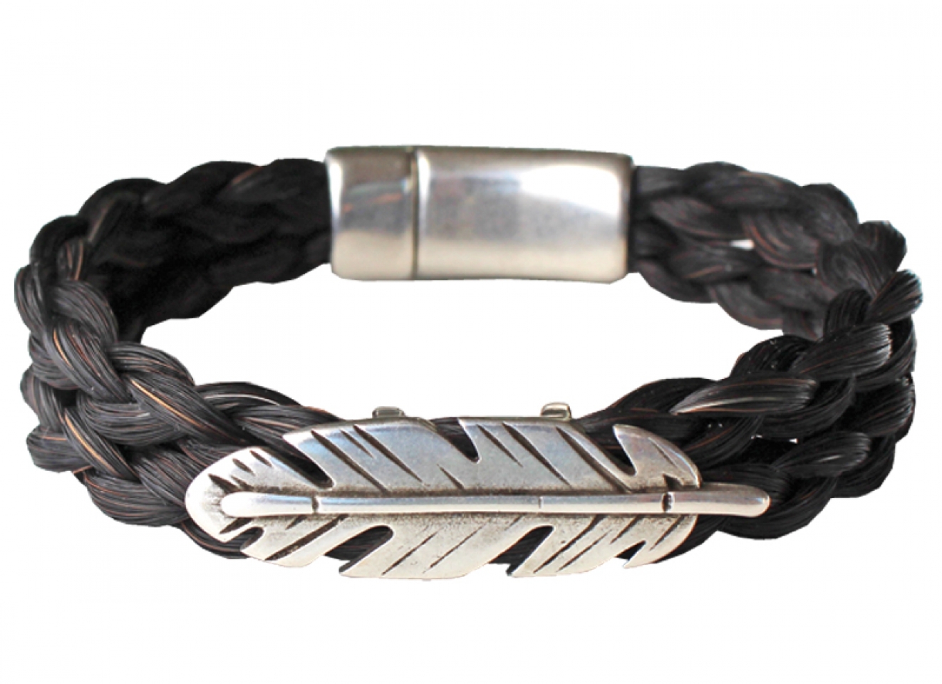 Horsehair bracelet Blue/black horsehair bracelet Men/womens bracelet rugged 