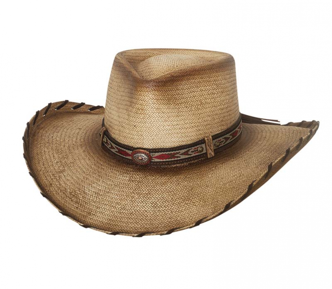 Western Shantung Panama Hat - Cattle Kate