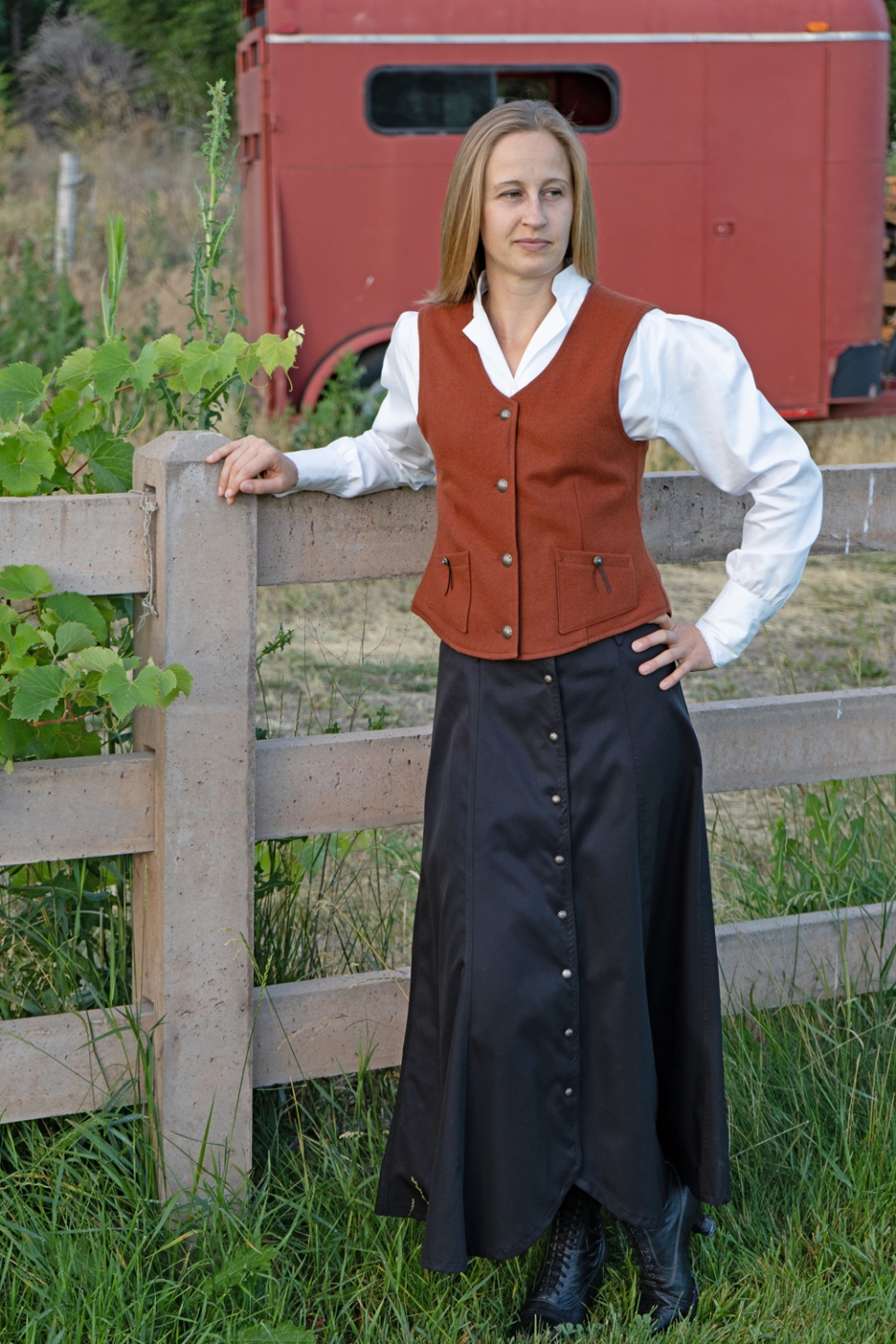 Western Cowgirl Skirt - Cattle Kate