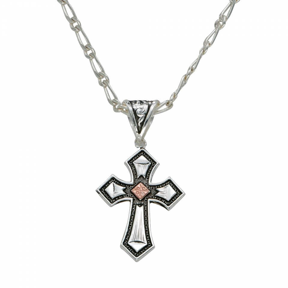 Montana® Silversmith Cowboys of Faith Cross Marker Men's Necklace | Dry  Creek Western Wear