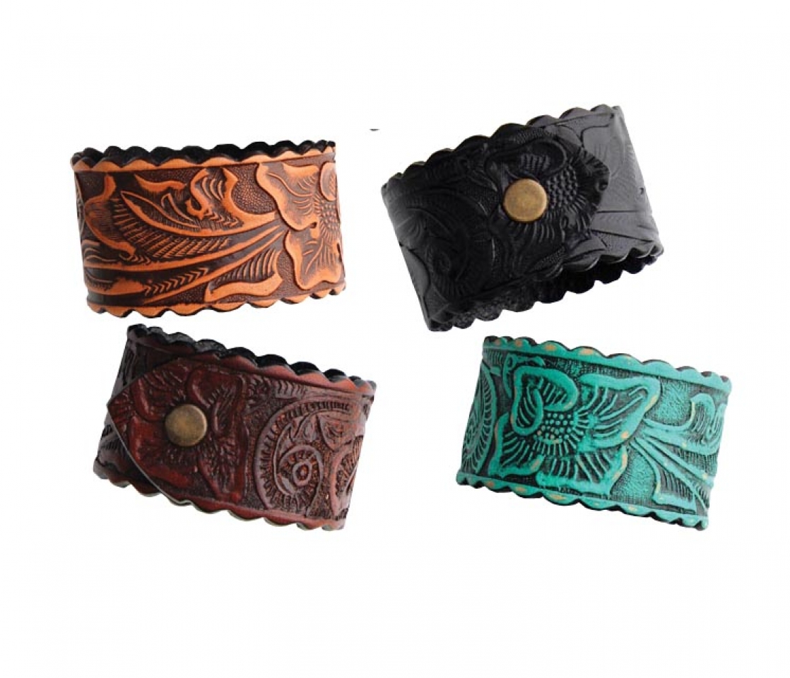 Share more than 136 tooled leather cuff bracelet latest - kidsdream.edu.vn