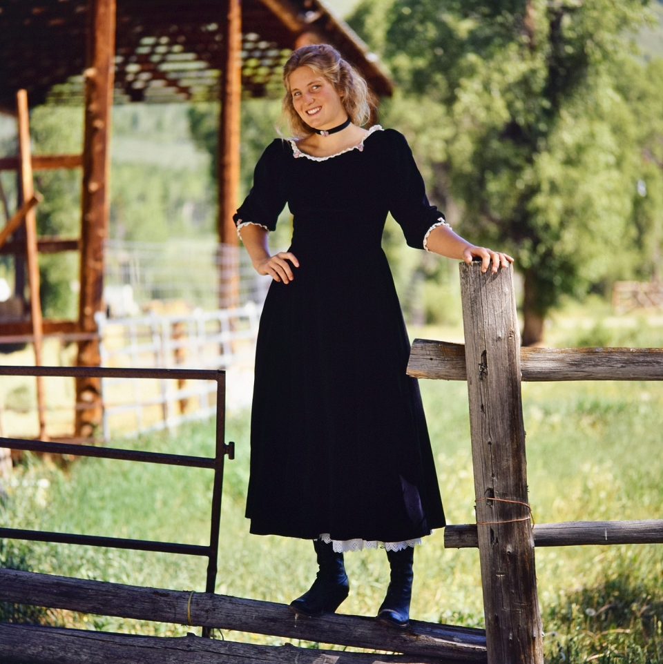 Vintage Western Dress Cattle Kate